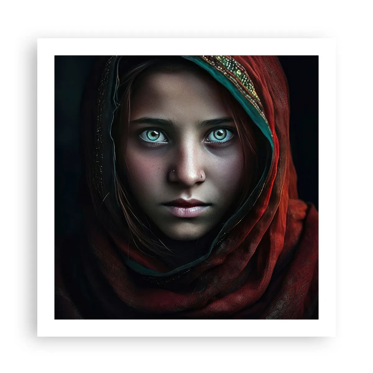 Plakat - Wschodnia księżniczka - 60x60 cm