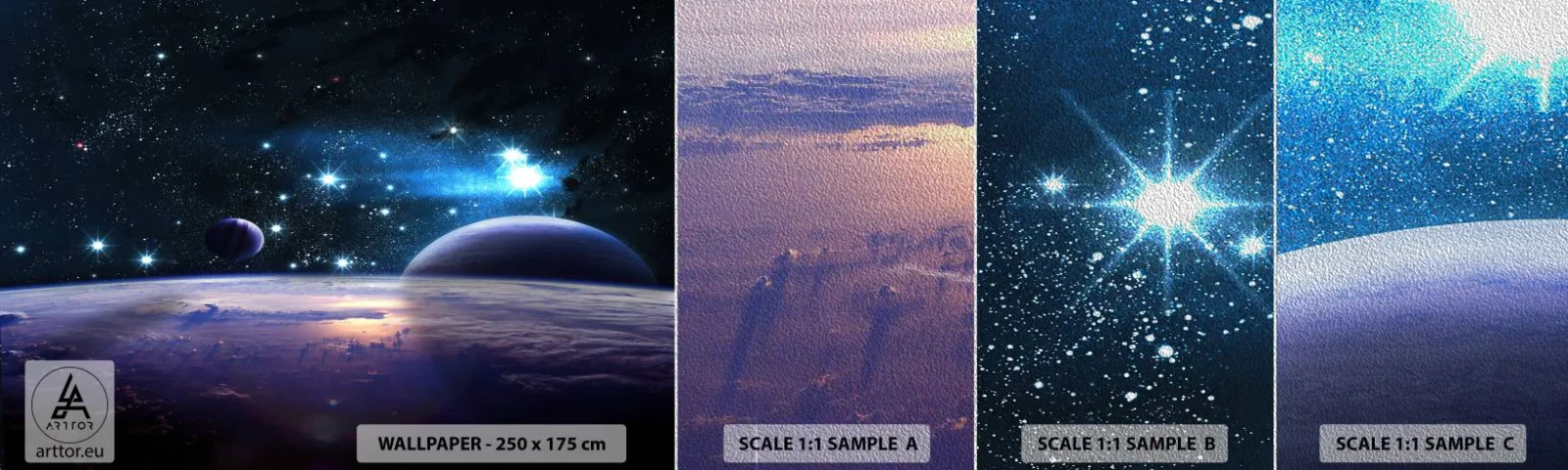 Fototapeta Próbka Premium Sand - Wciąż sami? - Kosmos, Planeta Ziemia, Wszechświat - 100x30 cm