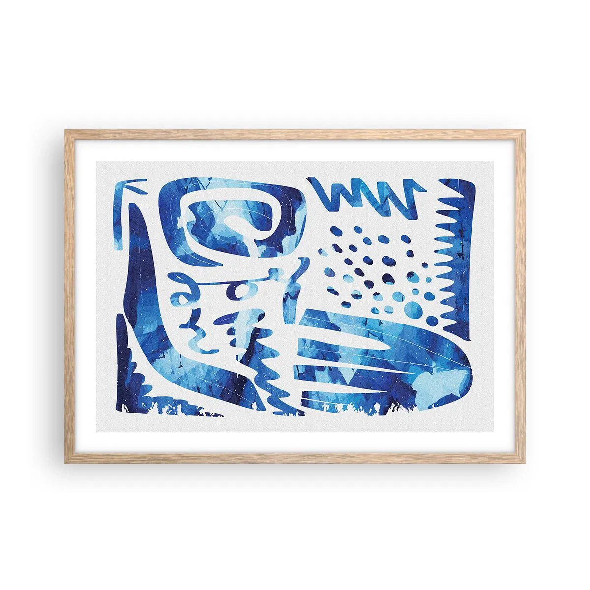 Plakat w ramie jasny dąb - Powrót do korzeni - 70x50 cm