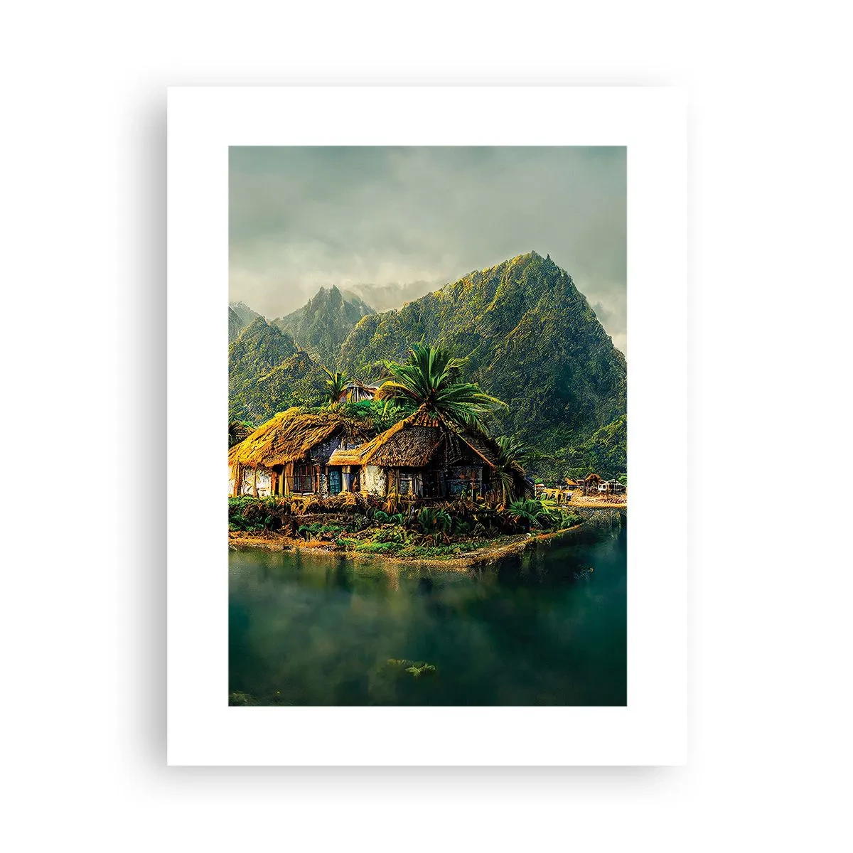 Plakat - Tropikalny raj - 30x40 cm