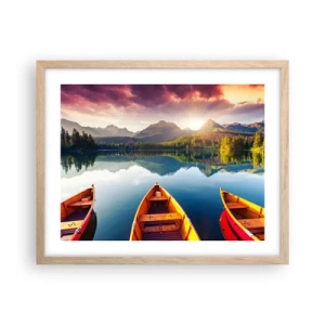 Plakat w ramie jasny dąb - Nic przeciw naturze - 50x40 cm