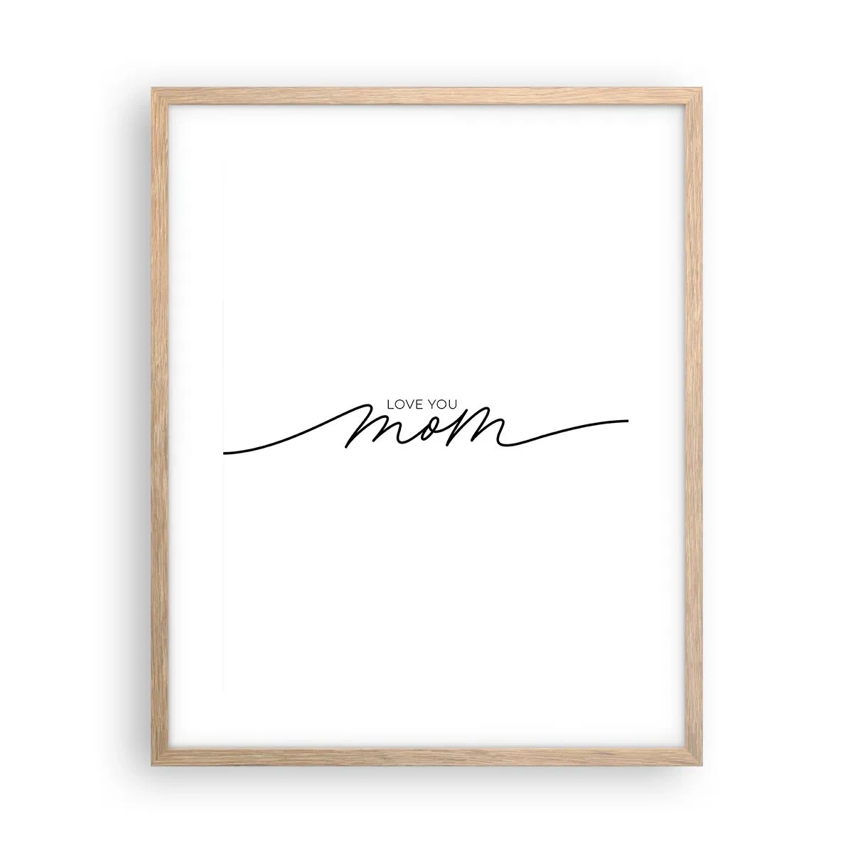 Plakat w ramie jasny dąb - Wielkie wzruszenie - 40x50 cm