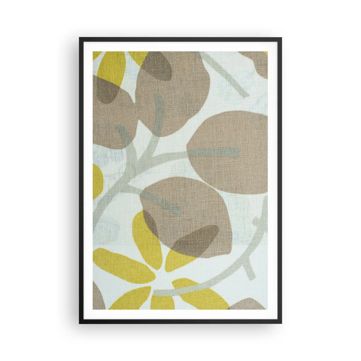 Plakat w czarnej ramie - Kompozycja w pełnym słońcu - 70x100 cm