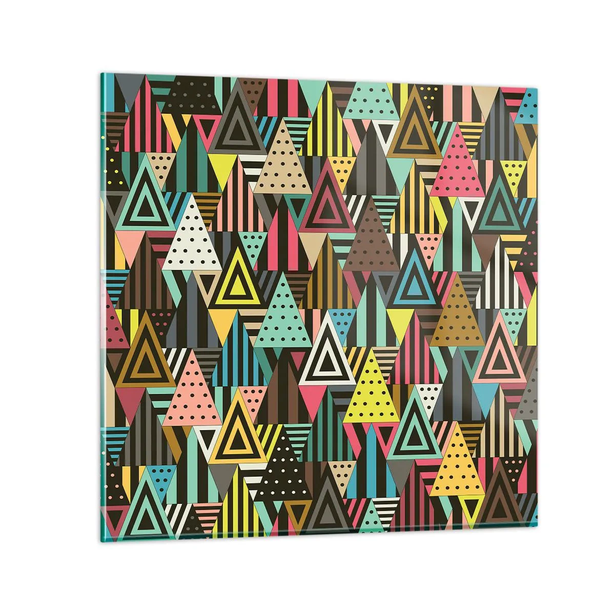 Obraz na szkle - W rytmie na trzy - 70x70 cm