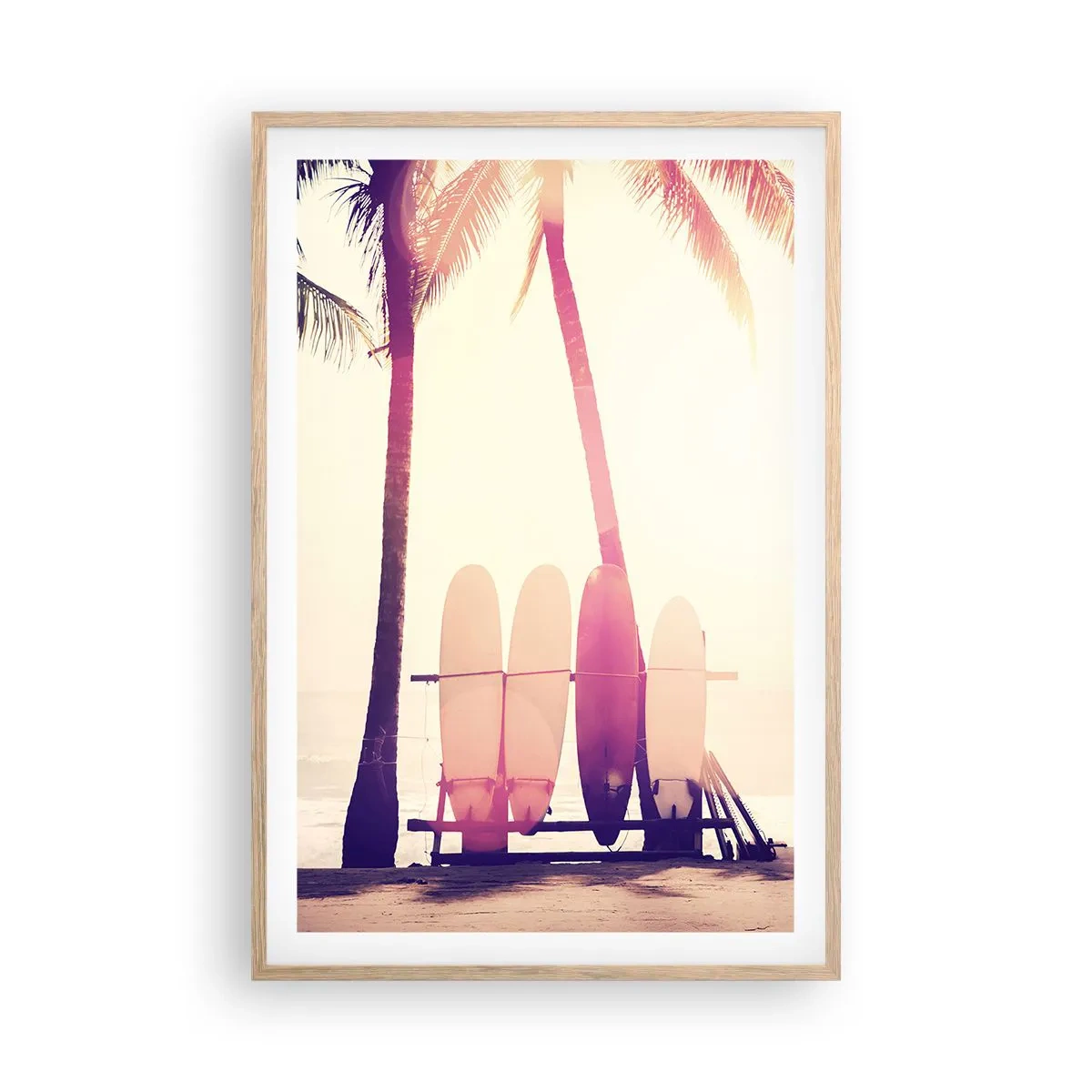 Plakat w ramie jasny dąb - To będzie wspaniały dzień - 61x91 cm