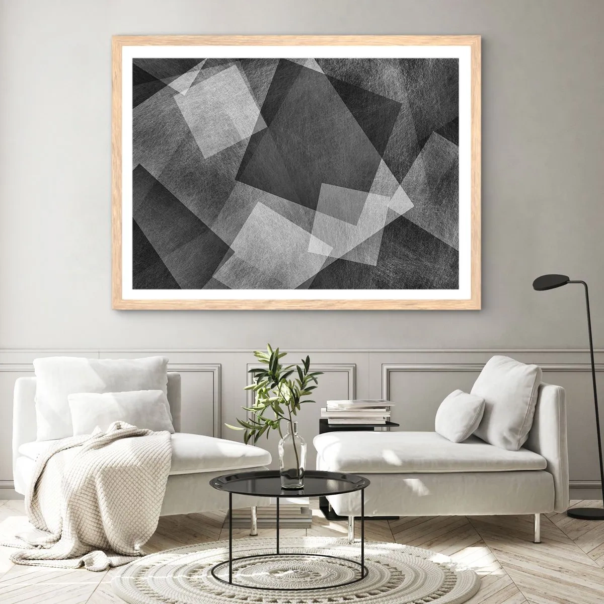 Plakat w ramie jasny dąb - Odwieczny symbol trwałości i porządku - 100x70 cm