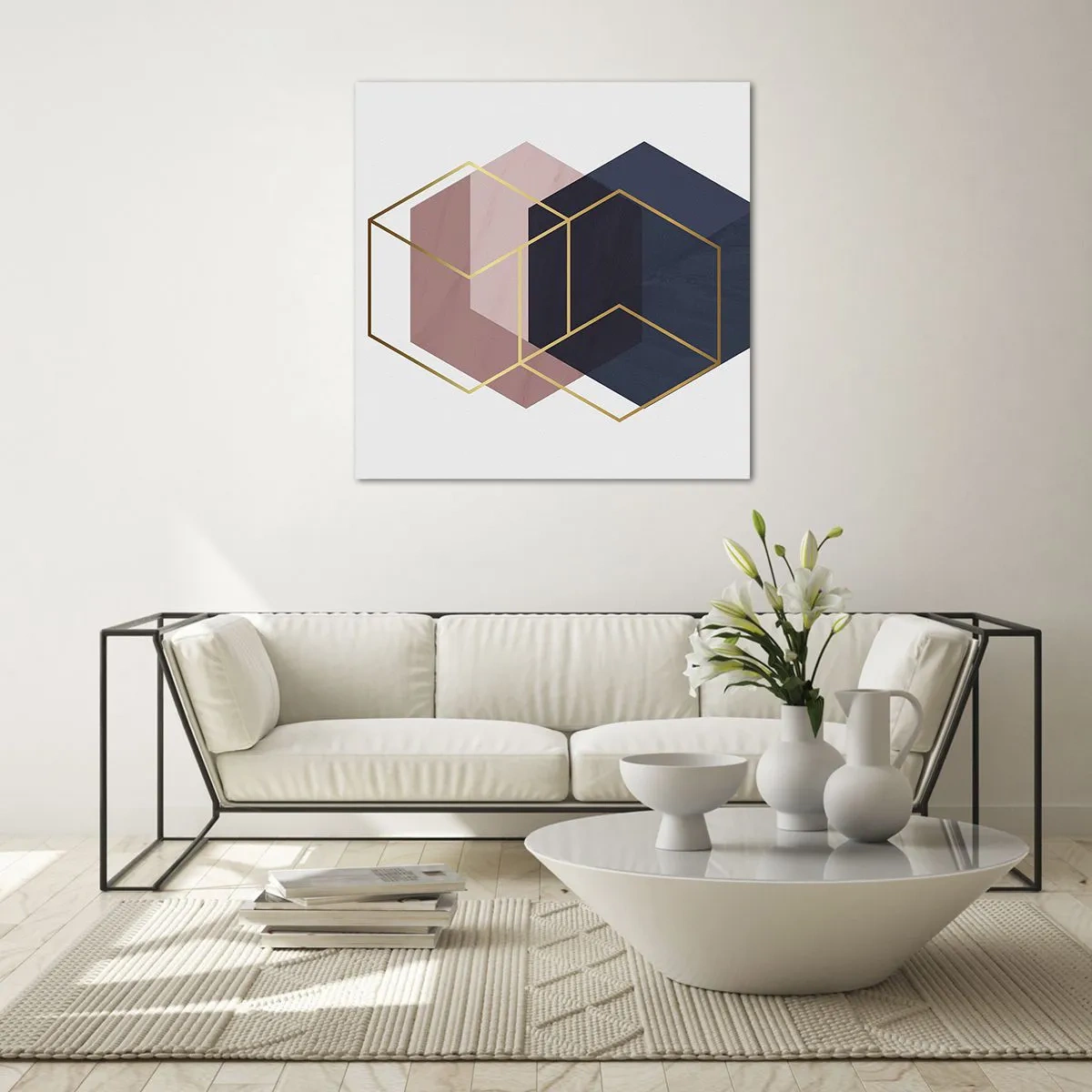 Obraz na szkle - Siła prostoty - 50x50 cm