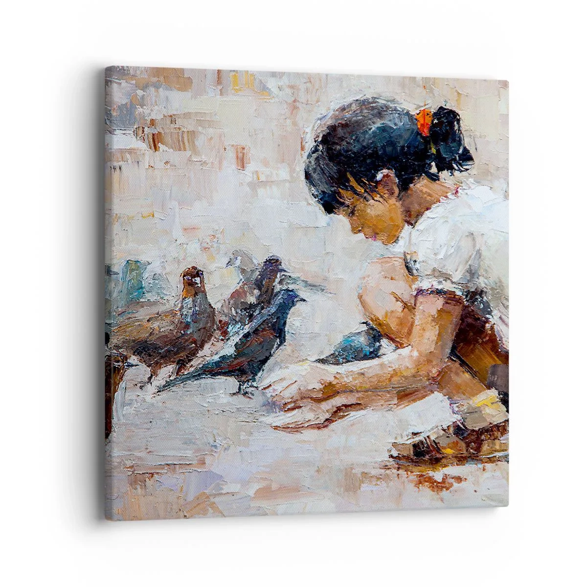 Obraz na płótnie - Maluczcy i najmilsi - 40x40 cm