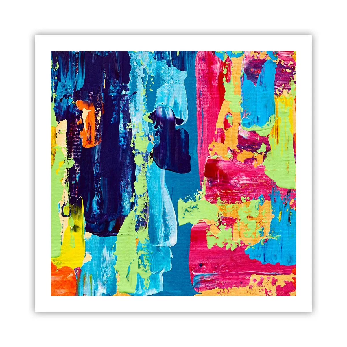 Plakat - Życie jest piękne! - 60x60 cm