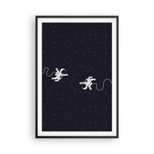 Plakat w czarnej ramie - Kosmiczny pląs - 61x91 cm