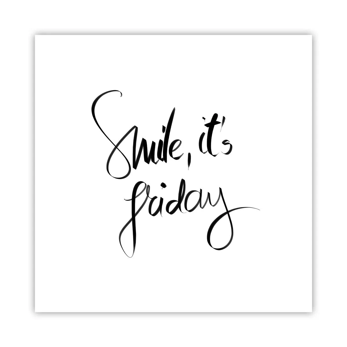 Plakat - Prawdziwa radość - 40x40 cm