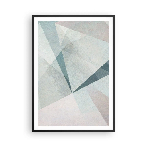 Plakat w czarnej ramie - Spokojnie choć dynamicznie - 70x100 cm