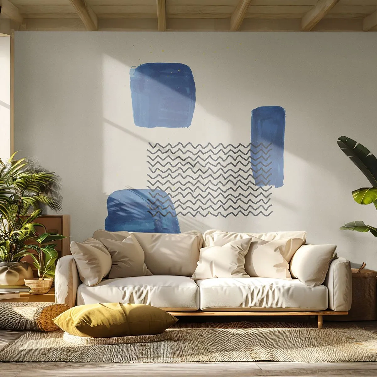 Fototapeta Premium Canvas - Abstrakcyjny kwartet - Abstrakcja, Sztuka, Modern Art. - 250x175 cm