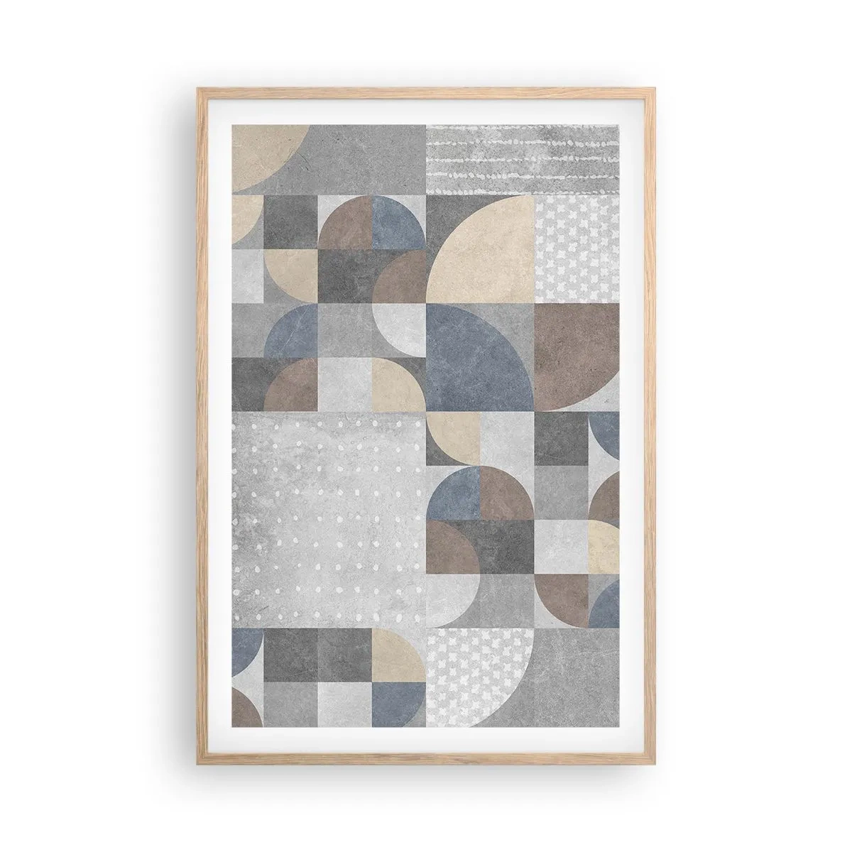 Plakat w ramie jasny dąb - Ceramiczna fantazja - 61x91 cm