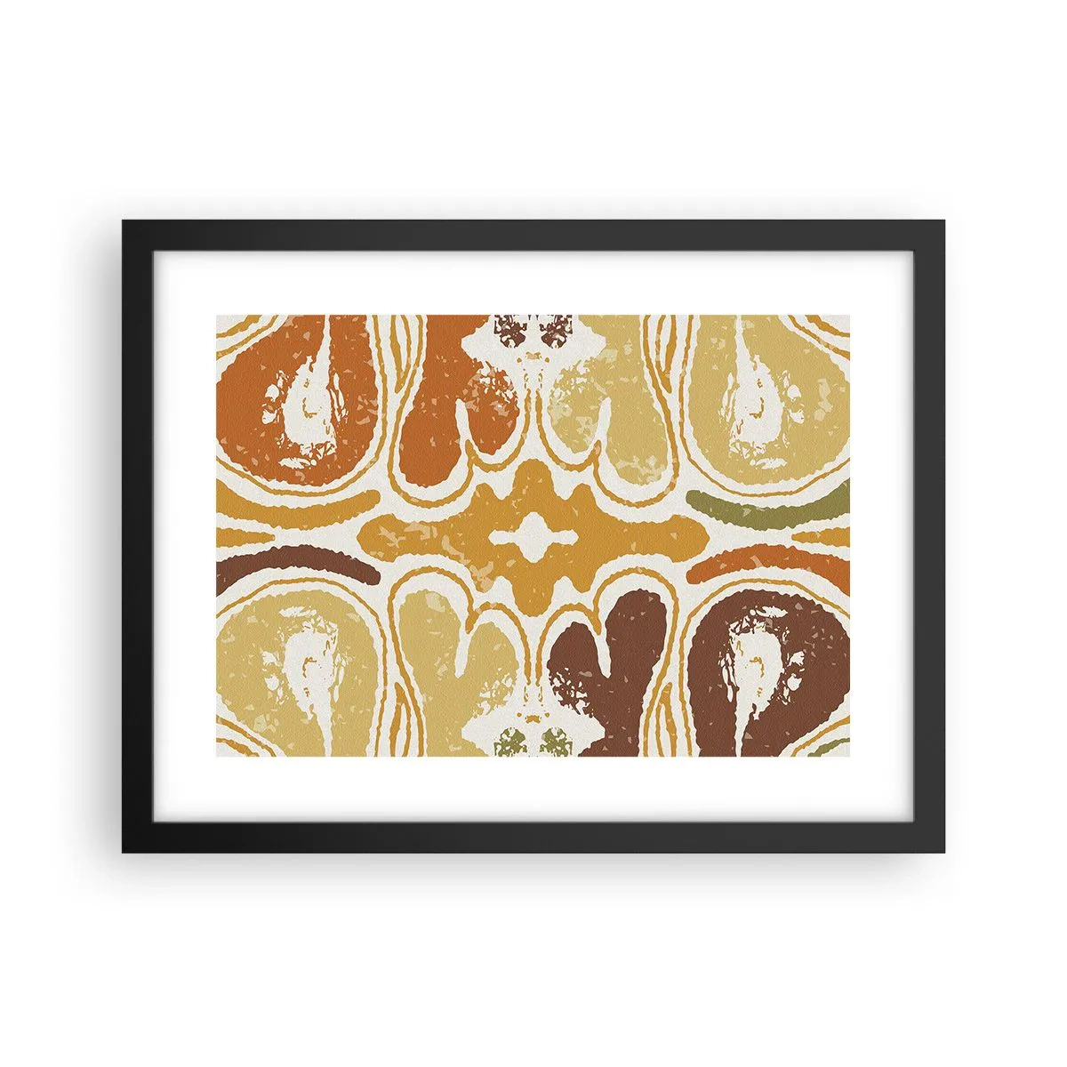 Plakat w czarnej ramie - Abstrakcja sentymentalna - 40x30 cm