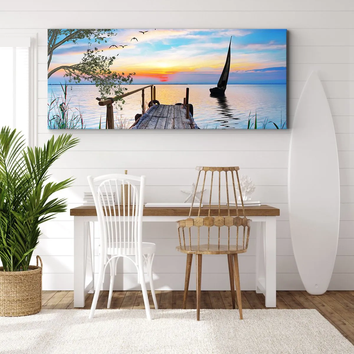 Obraz na płótnie - Dobry wieczór - 100x40 cm