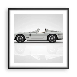 Plakat w czarnej ramie - Obietnica zabawy - 50x50 cm