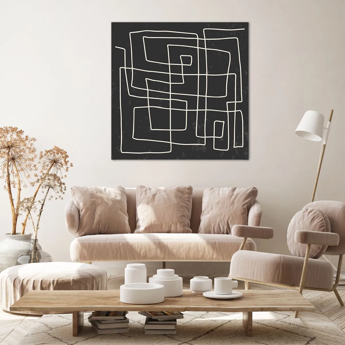 Obraz na płótnie - Nie taki prosty - 70x70 cm