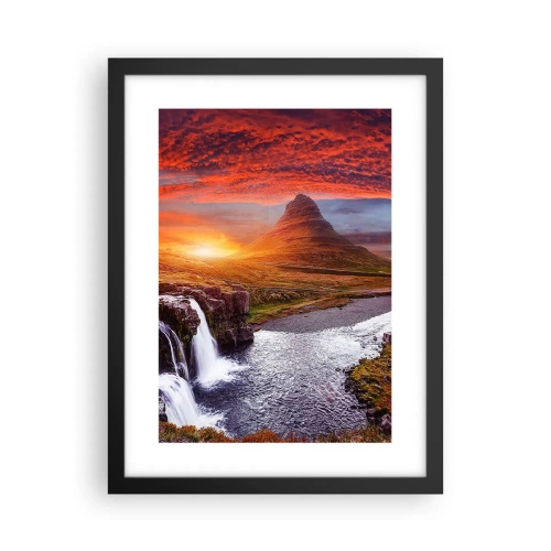 Plakat w czarnej ramie - Widok Śródziemia - 30x40 cm