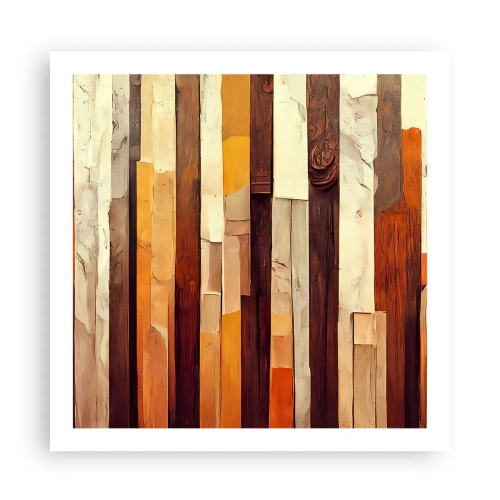 Plakat - Hymn leśnych drzew - 60x60 cm