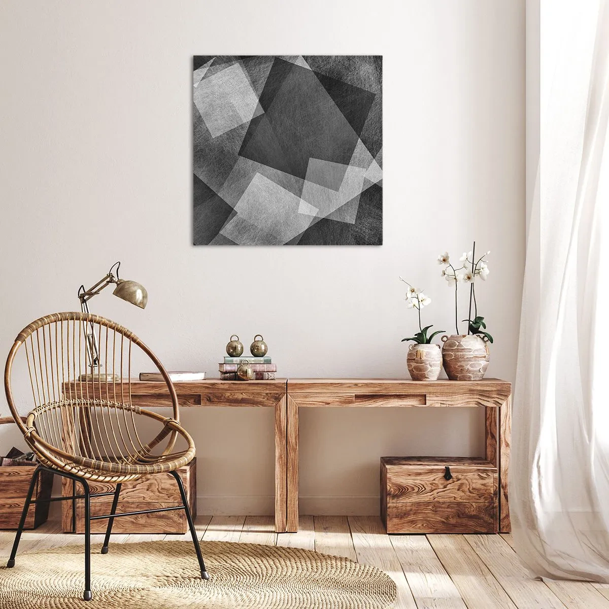 Obraz na płótnie - Odwieczny symbol trwałości i porządku - 40x40 cm