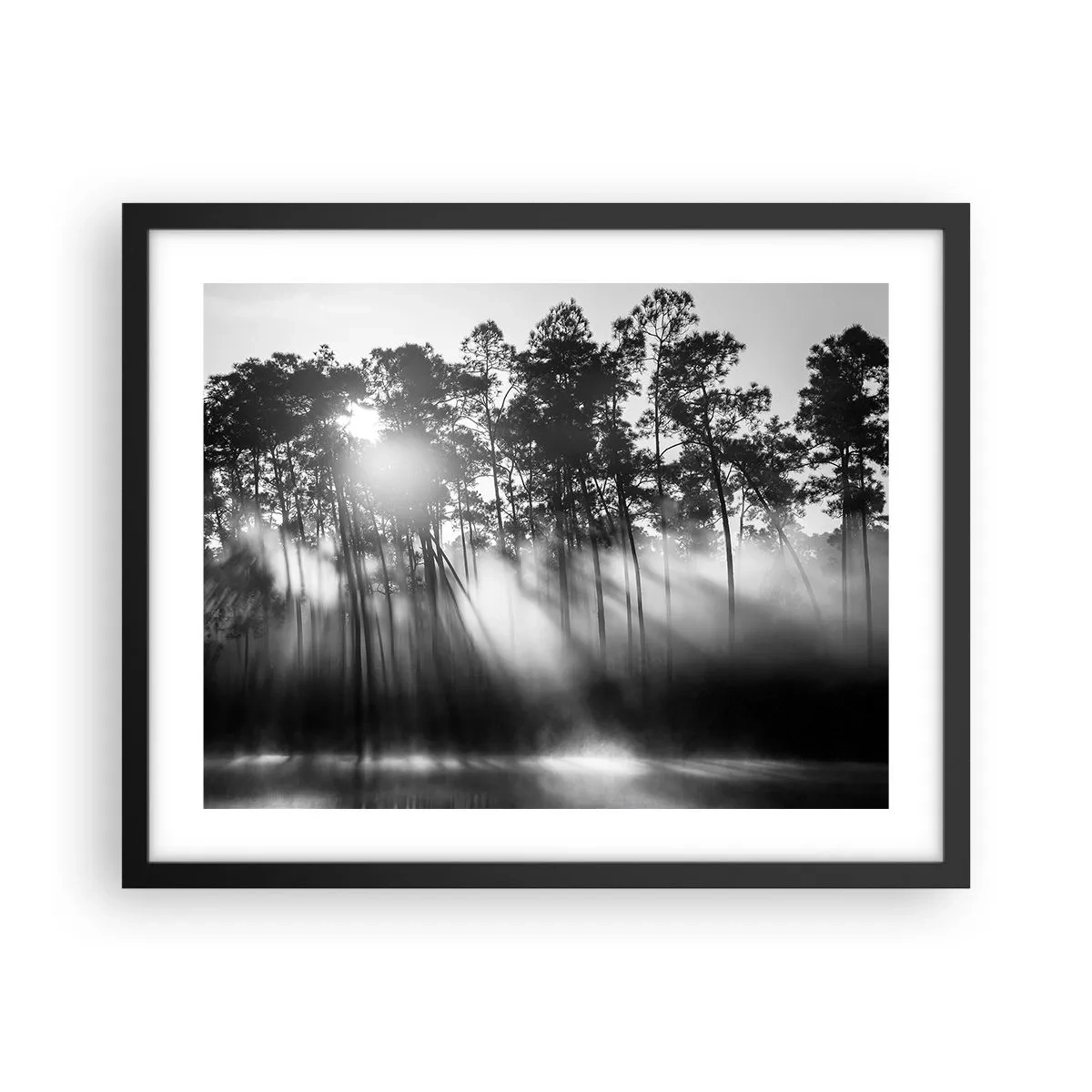Plakat w czarnej ramie - Niepowstrzymane słońce - 50x40 cm