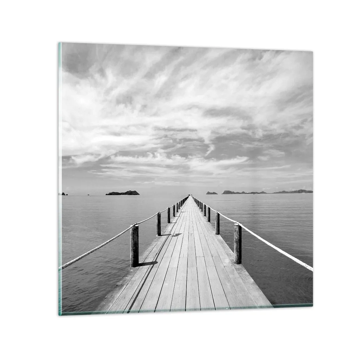 Obraz na szkle - A może podróż… - 50x50 cm