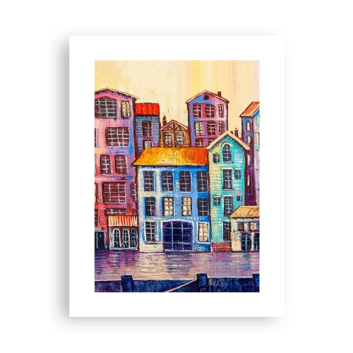 Plakat - Miasto jak z bajki - 30x40 cm