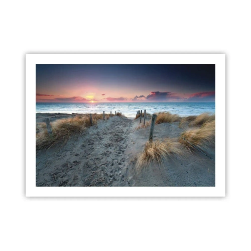 Plakat - Rozlałeś tęczę blasków promienistą… - 70x50 cm