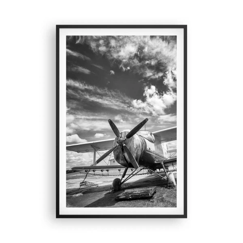 Plakat w czarnej ramie - Nie mogę się doczekać! - 61x91 cm