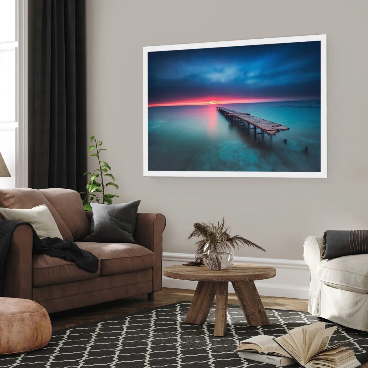 Plakat - Między niebem a ziemią - 50x40 cm