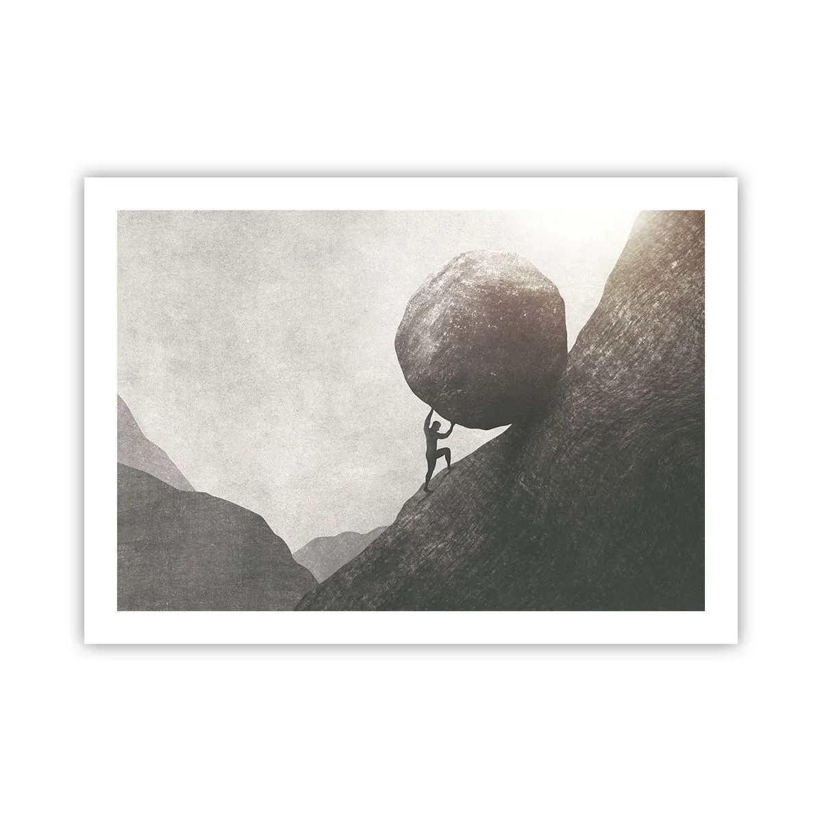 Plakat - Wierzę wbrew nadziei - 70x50 cm