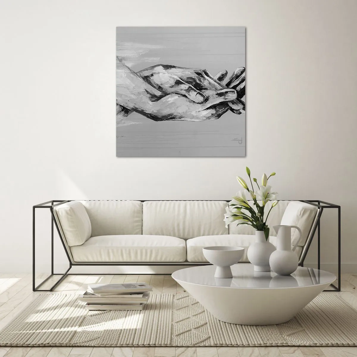 Obraz na szkle - Początek… - 70x70 cm