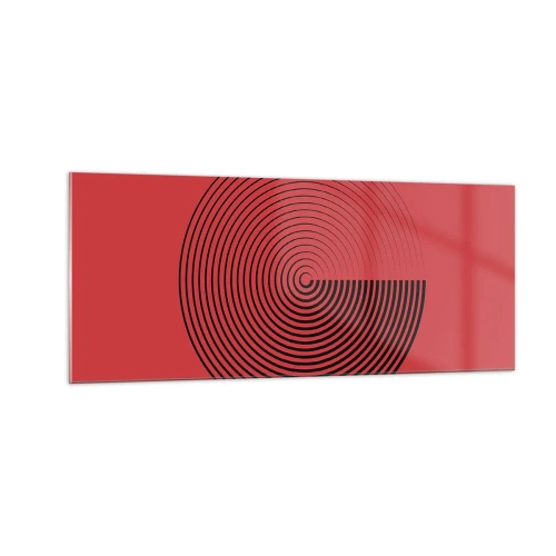 Obraz na szkle - Ruch kolisty - 100x40 cm