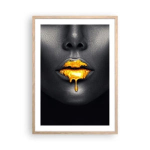 Plakat w ramie jasny dąb - Złotousta - 50x70 cm