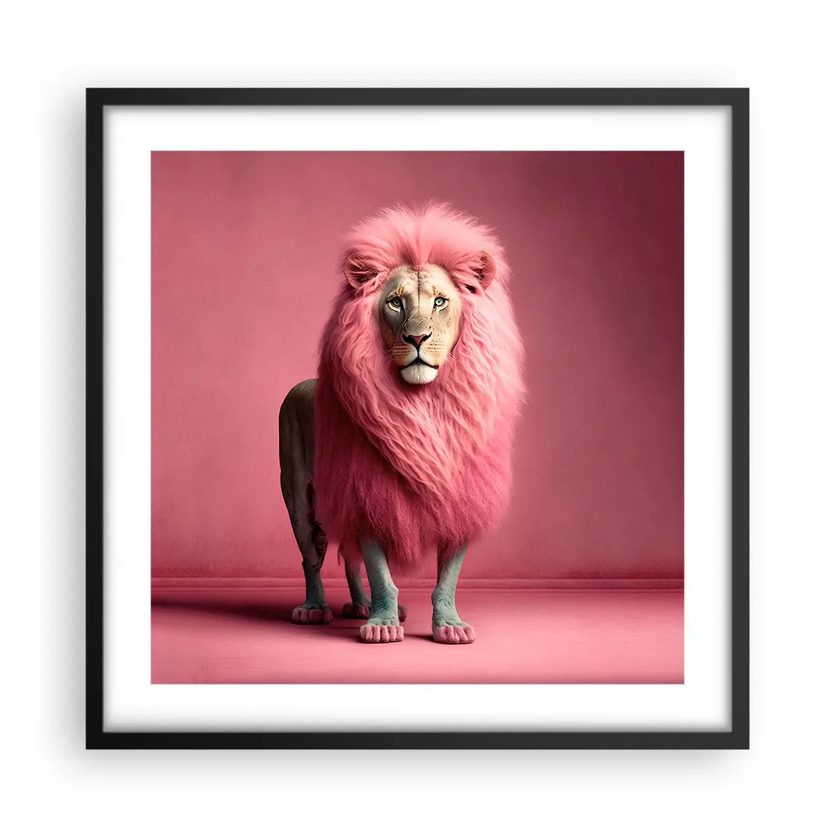 Plakat w czarnej ramie - I już się nie boisz - 50x50 cm