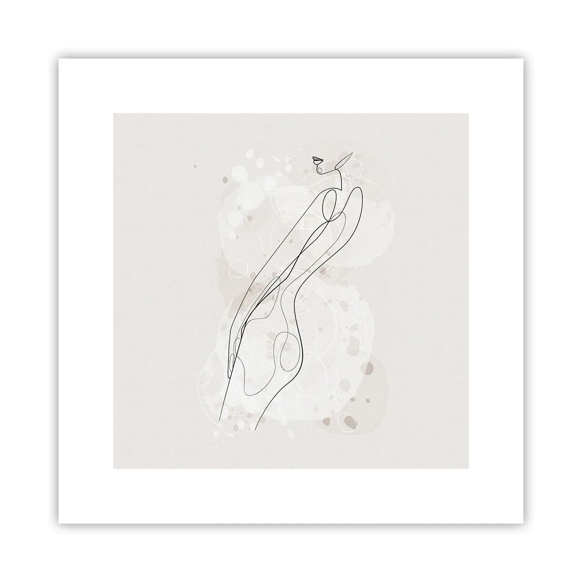 Plakat - Pobłądzić spojrzeniem - 30x30 cm