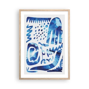 Plakat w ramie jasny dąb - Powrót do korzeni - 50x70 cm