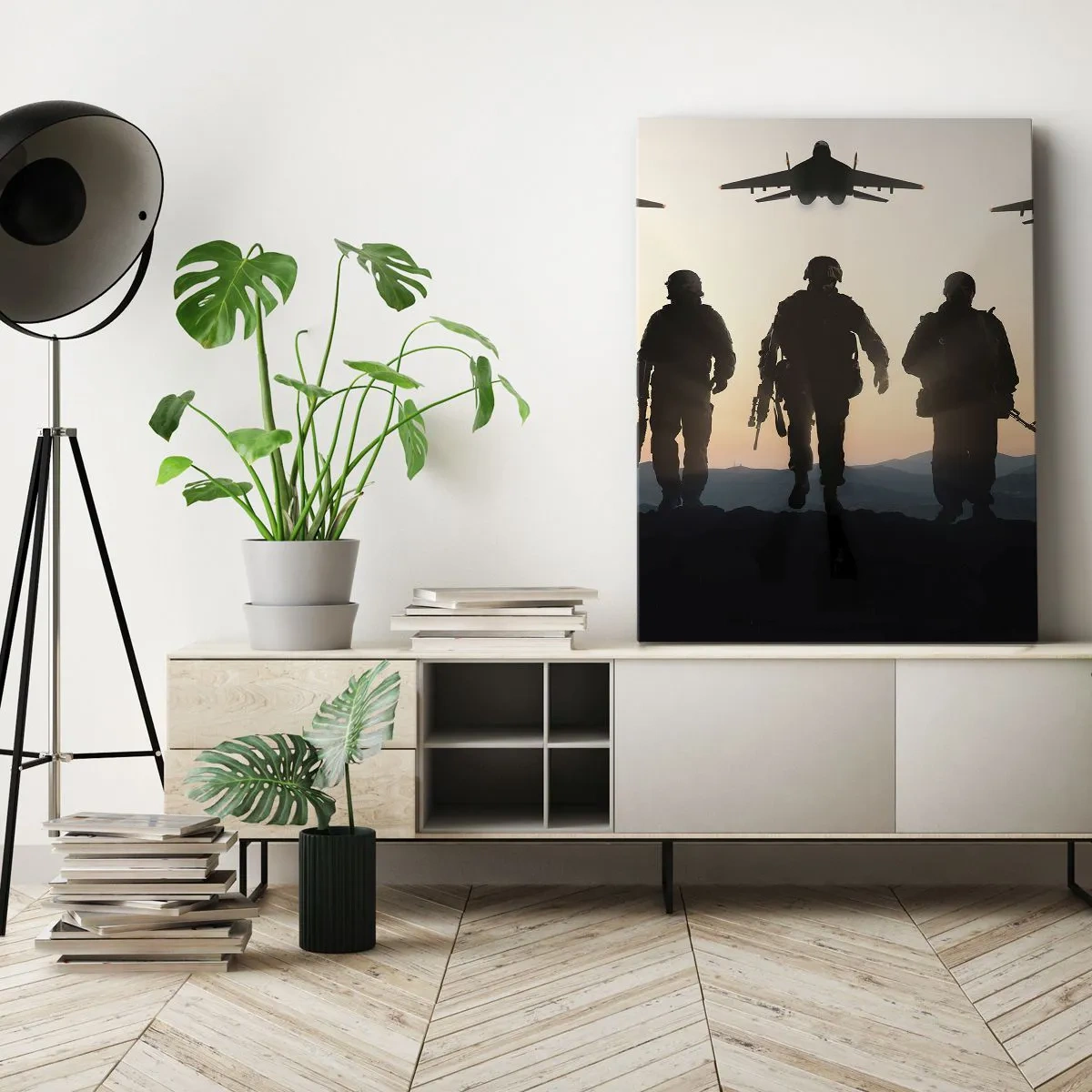 Obraz na płótnie - Witaj w naszym świecie - 45x80 cm