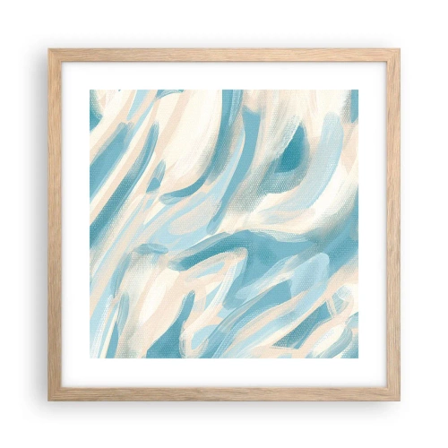 Plakat w ramie jasny dąb - Wiosenne powiewy - 40x40 cm