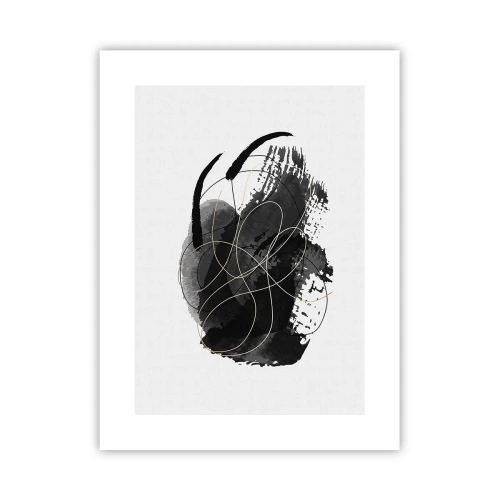 Plakat - Wysnute z czerni - 30x40 cm