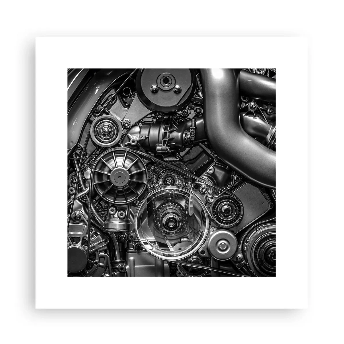 Plakat - Poezja mechaniki - 30x30 cm