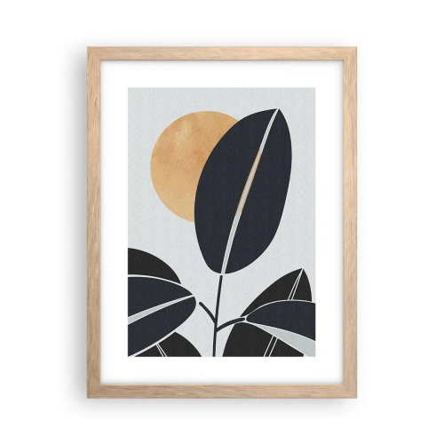 Plakat w ramie jasny dąb - Dzień gorącego lata - 30x40 cm