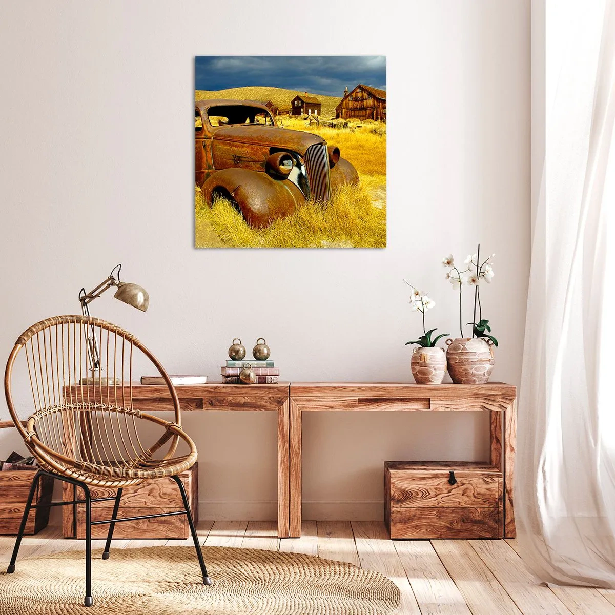 Obraz na płótnie - Zasłużony odpoczynek - 40x40 cm