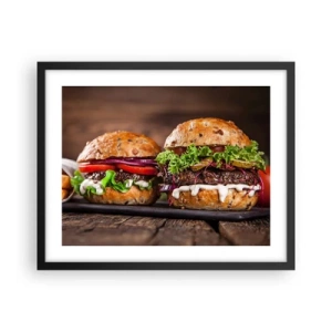 Plakat w czarnej ramie - American dream - 50x40 cm
