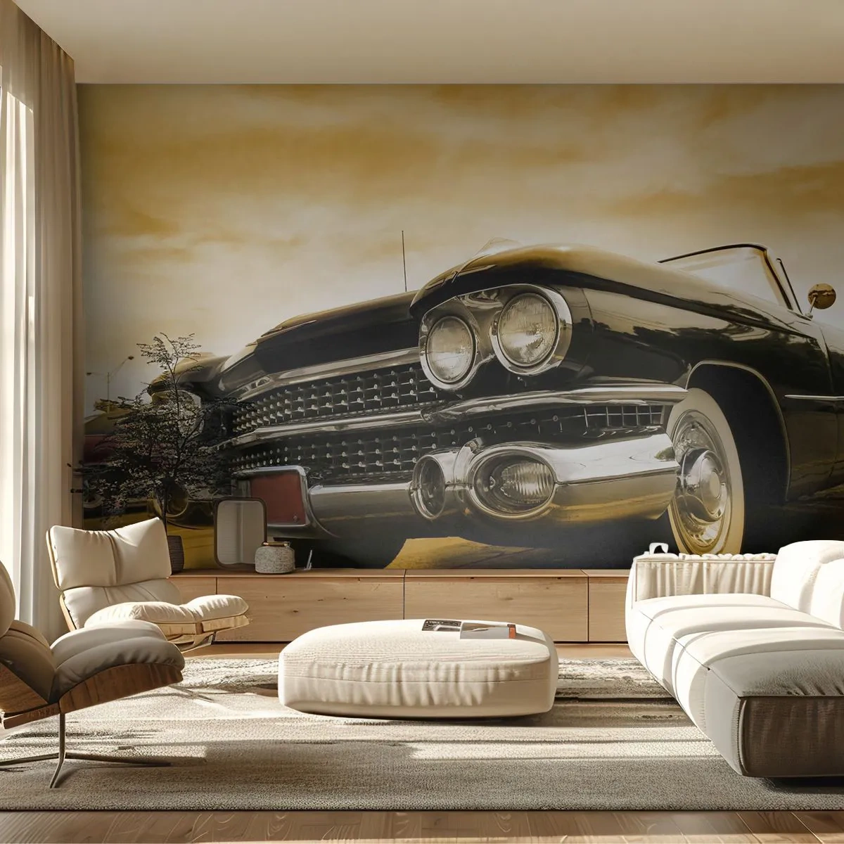 Fototapeta Standard Eco - Klasyka nigdy nie przemija - Samochód, Motoryzacja, Retro - 200x140 cm