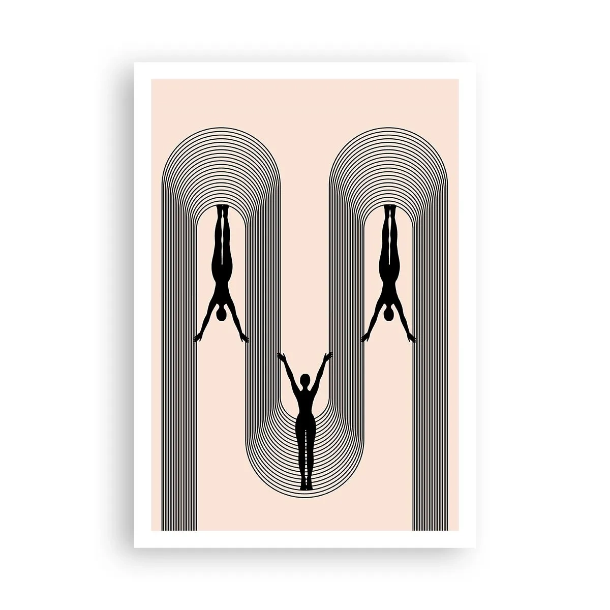 Plakat - Do góry nogami - 70x100 cm