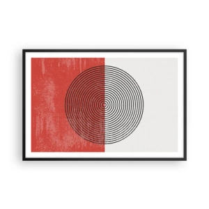 Plakat w czarnej ramie - W samo sedno - 91x61 cm