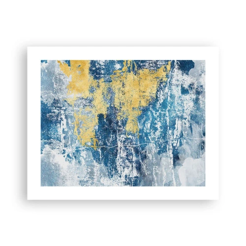 Plakat - Abstrakcja pełna pogody - 50x40 cm