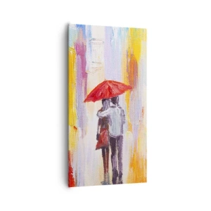 Obraz na płótnie - Niech pada dalej - 65x120 cm